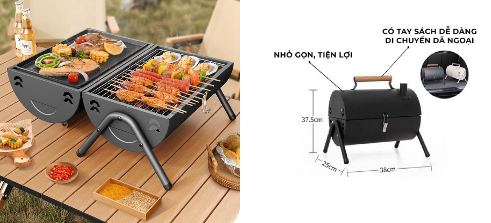 bếp nướng than không khói đa năng